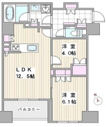 インプレスト東京八丁堀ル・サンクの物件間取画像